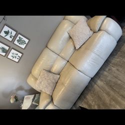 Reclining Leather Couch