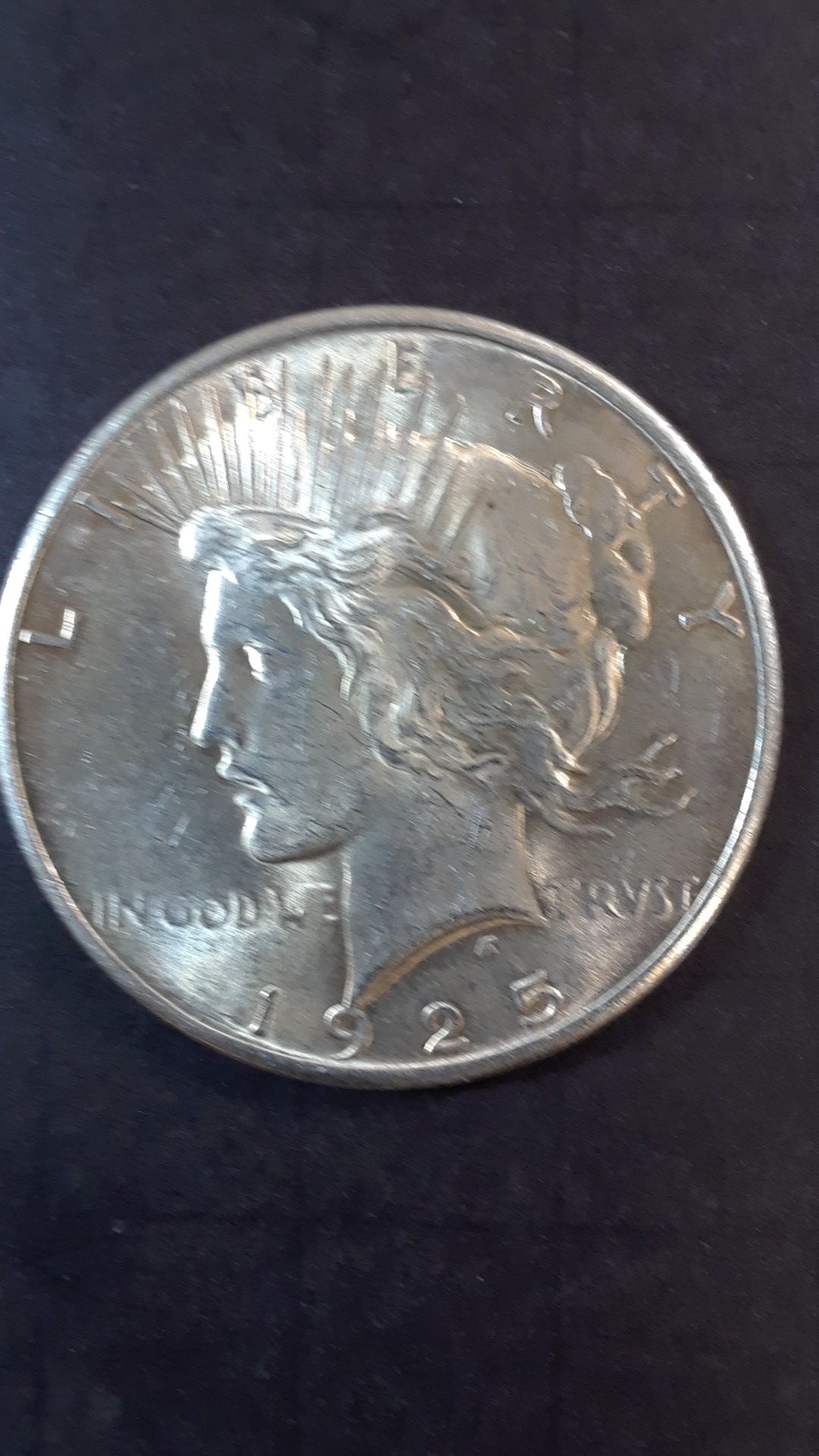 1925-P Silver Peace Dollar
