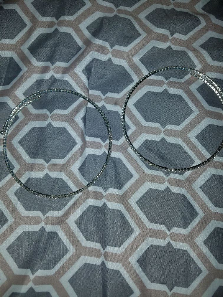 2 diamond necklaces that my flower girls wore in my wedding
