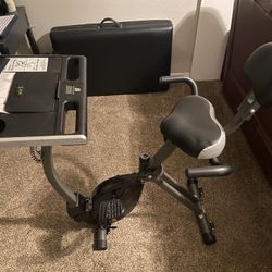 Stamina Wirk Ride Exercise Bike Workstation