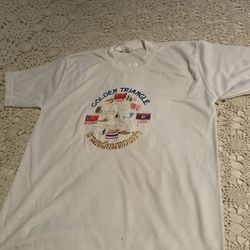 Golden Triangle T-Shirt / Laos- Thailand- Maynard