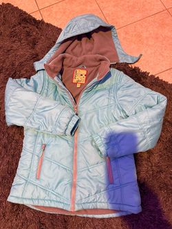 Like new winter turquoise jacket size 16