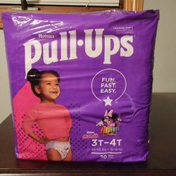 **NEW UNOPENED** Package Of Huggies Pull-Ups - Size 3T-4T - 20 Count 
