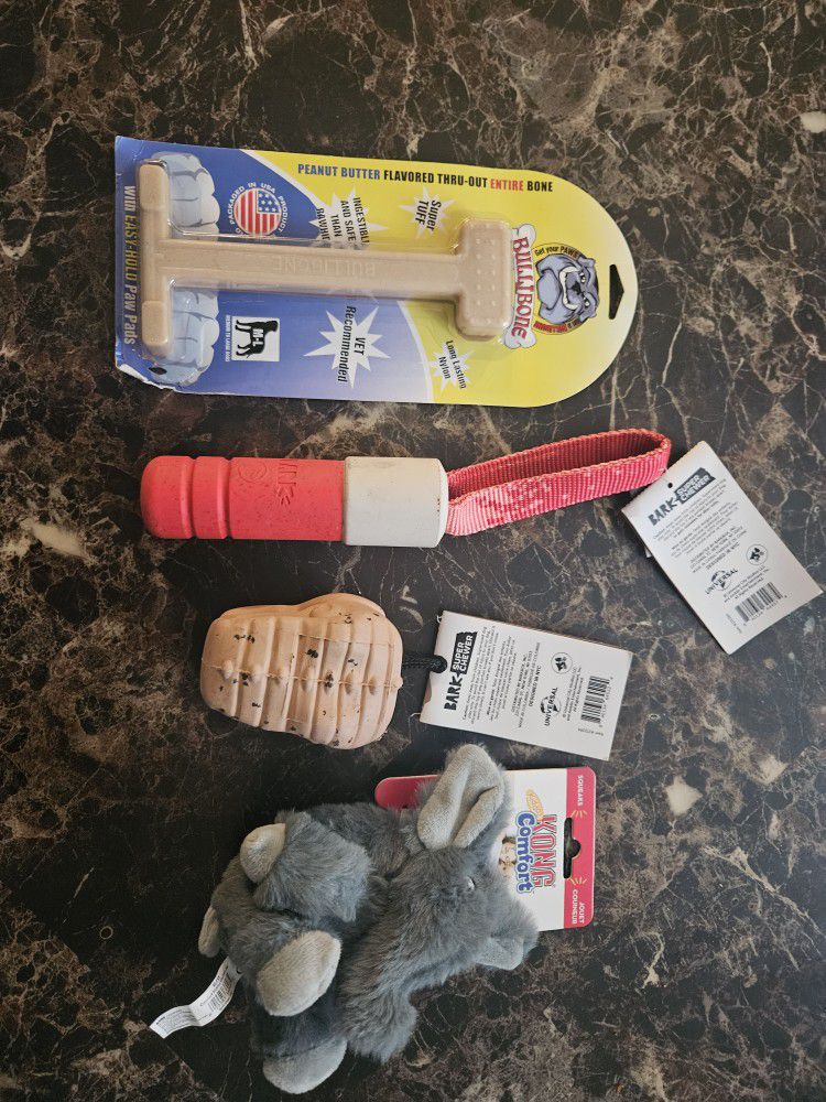Calling all tough chewers! 4 Indestructible Dog Toys - $5 each