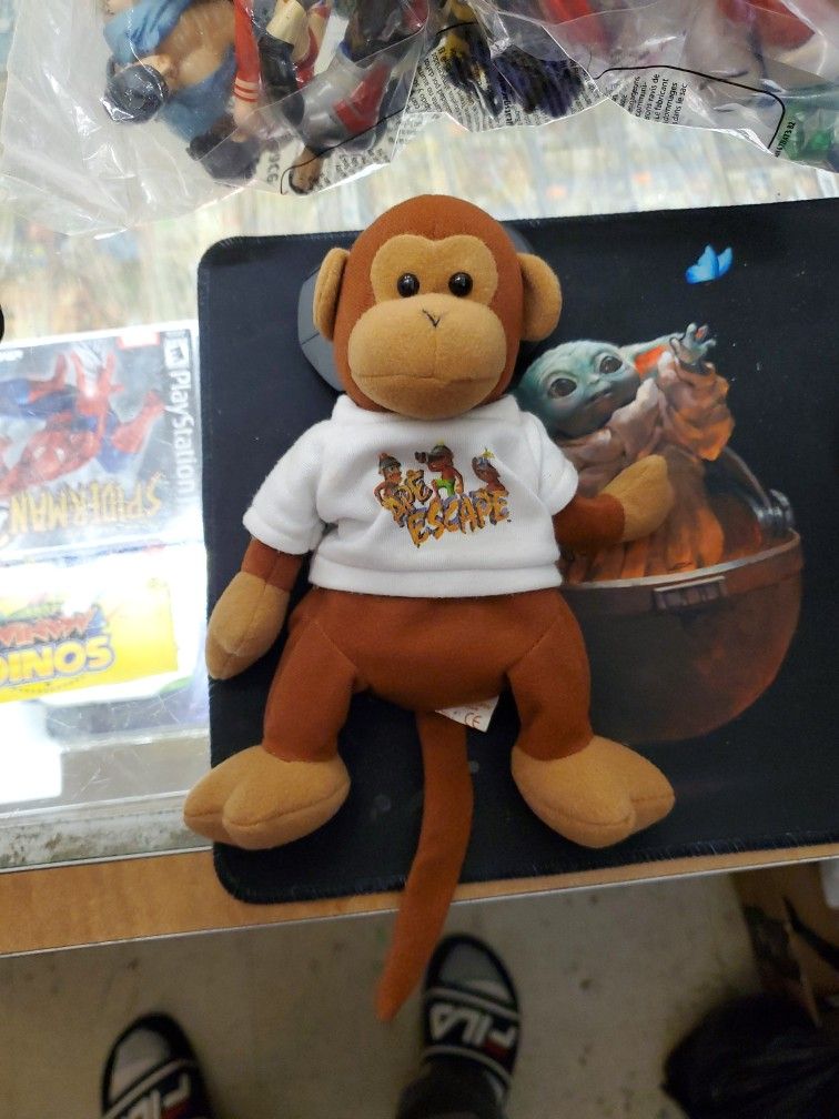 Sony PlayStation E3 Promo: Ape Escape Beanbag Plush Monkey