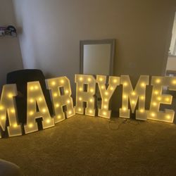Marry Me Sign 3ft tall