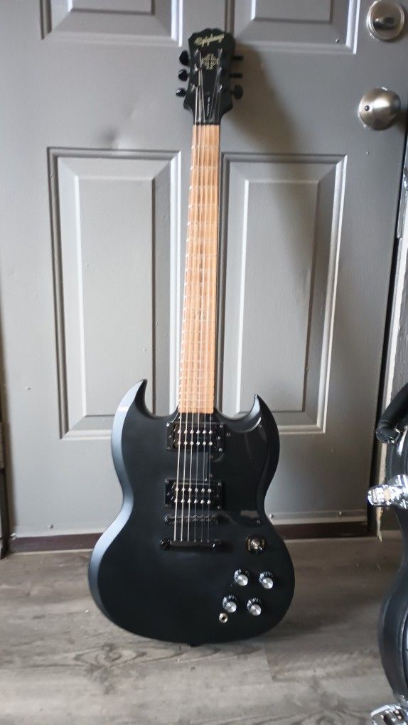 2001 Epiphone Gothic SG With Set Neck
