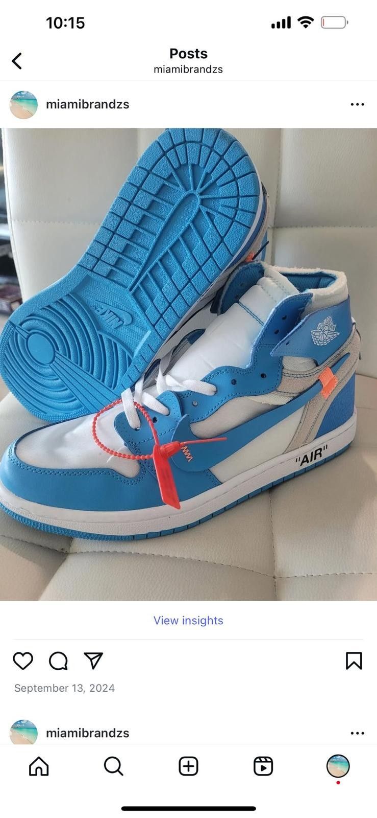 Air Jordan 1 Off-white Men