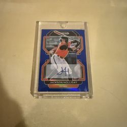 Jackson Holliday Blue Prizm Auto /99