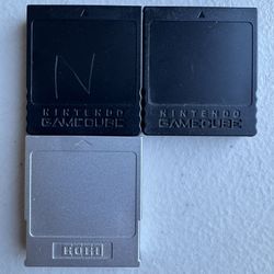 Nintendo GameCube Memory Cards. $20 Each