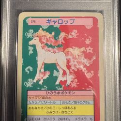 Rapidash 78 Topsun Blue Back PSA 10 Pop 14