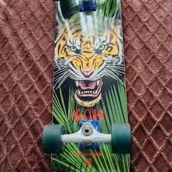 MCclane Powell Peralta Complete Tiger Face Skateboard  • Green/ Yellow Color • Thunder Trucks Green Wheels • 2019 - S.O
C. 


Gar