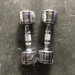 Set Of 12 Pound Dumbbells