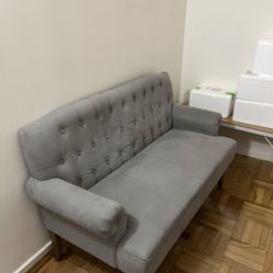 Gray Loveseat