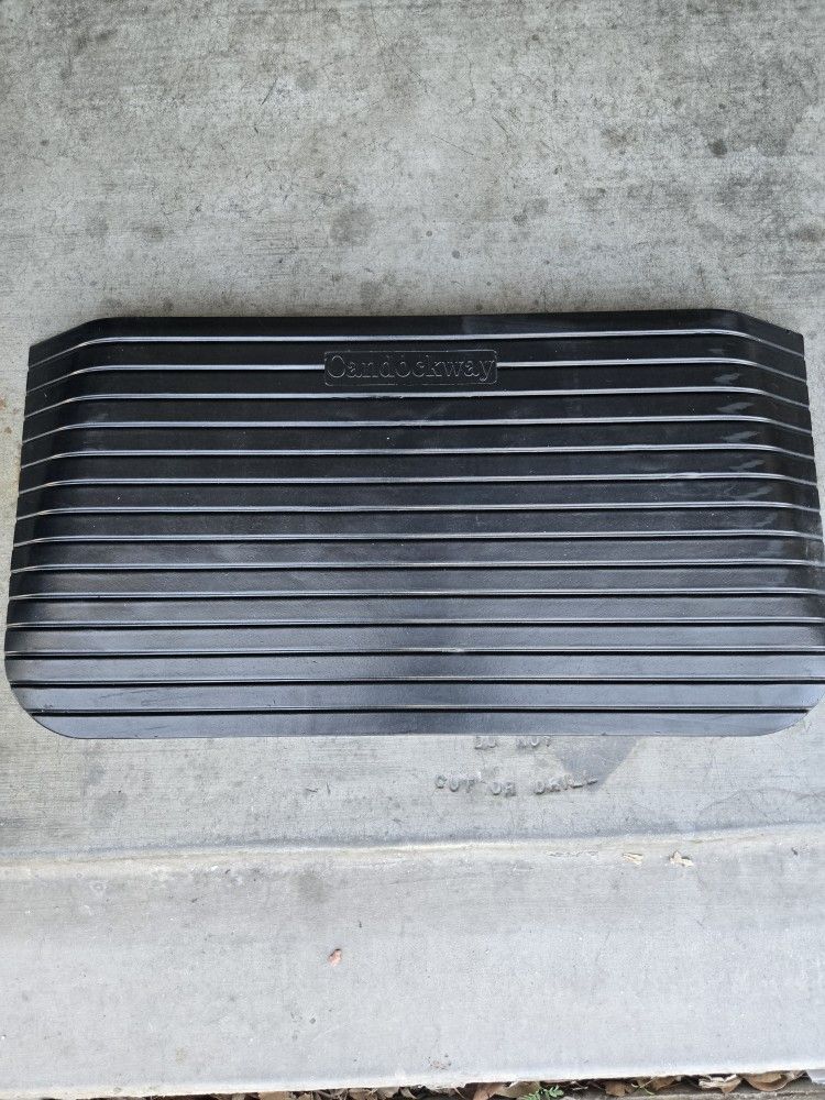 3" Rise Threshold Ramps Doorway, Wheelchair Ramp with Non-silp Surface, Rampa