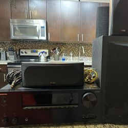 Onkyo TX-NR676 Receiver With 5.1 Speakers