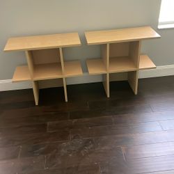 Stackable Wooden Shelves 