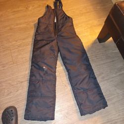 Kids Size 8 Snow Bib With A Super Small Hole That Can Be Patched With A Heating Patch