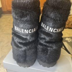 Balenciaga Alaska Fur Boot