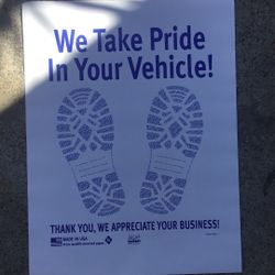 Slip N Grip Poly Back Paper Floor Mats