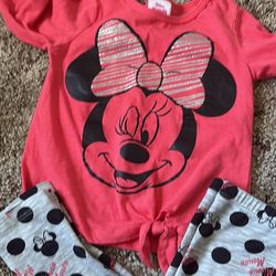 Girls Minnie mouse Outfit size 3t