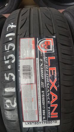 4 NEW TIRES  215-55-17 LEXANI TIRES 