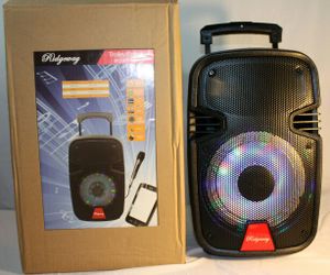 Bluetooth speaker SD card,slot USB port,FM radio,microphone included for karaoke(bosina)