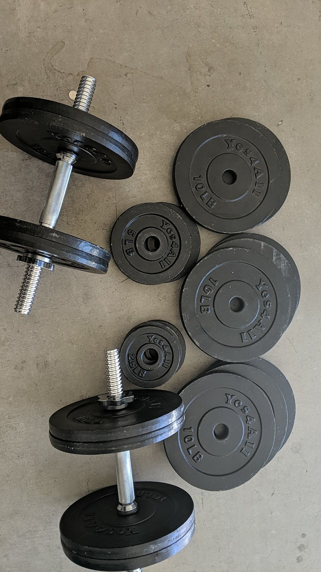 Dladjustable dumbbells - practically never used