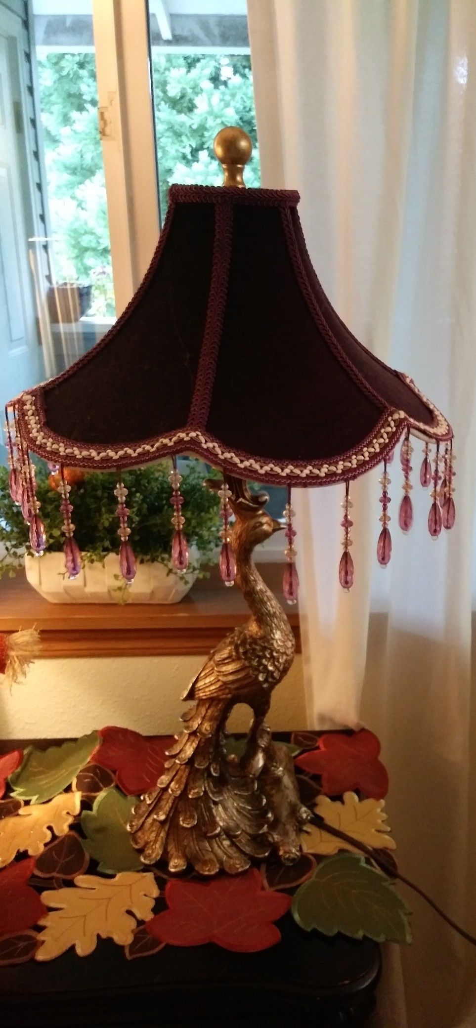 Peacock Lamp