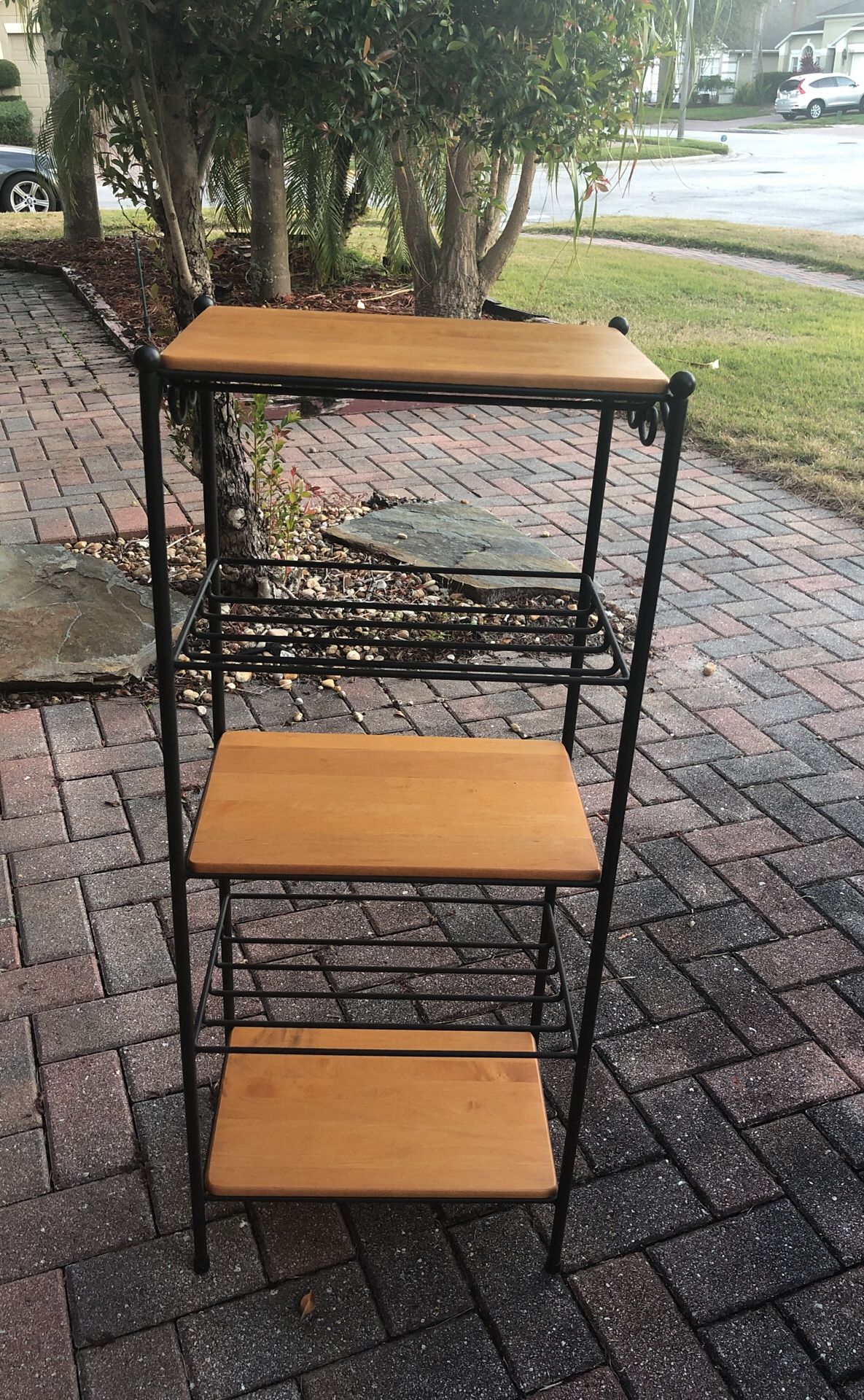 Longaberger 5 Tier Wrought Iron Shelves