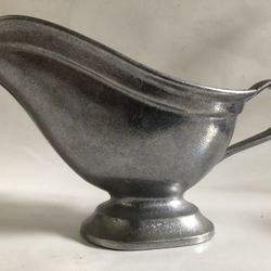 Vintage Wilton Armetale Pewter Gravy Boat or Sauce Pitcher