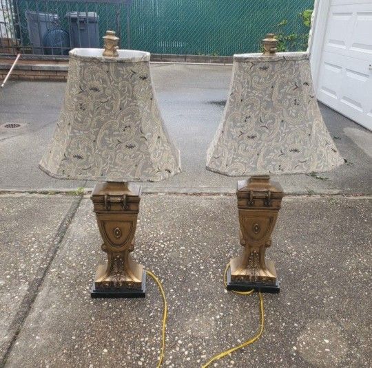 2 Vintage Expensive Lamps