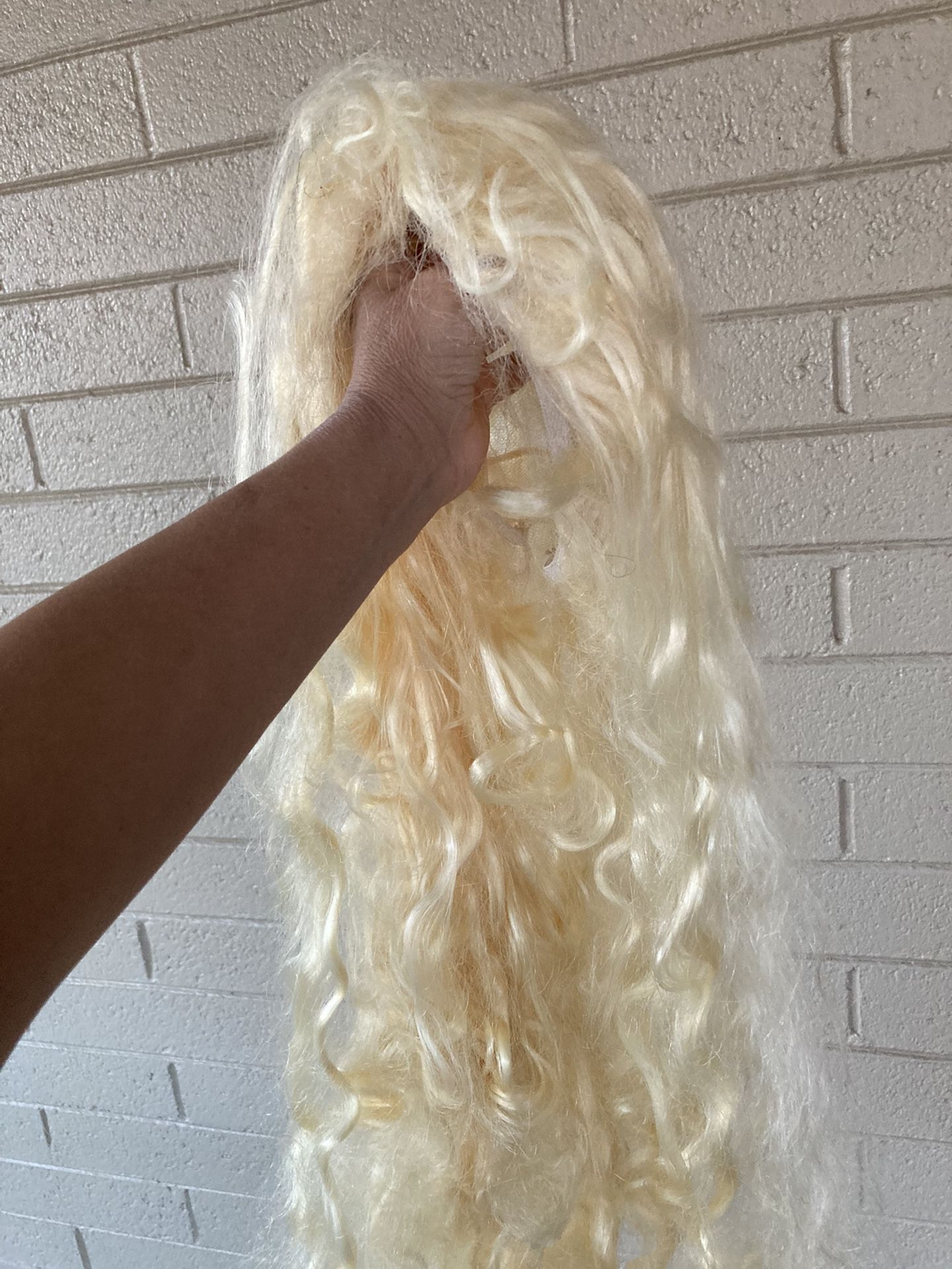 Blonde Hair Halloween Ugly Wig Or Just For Laughs