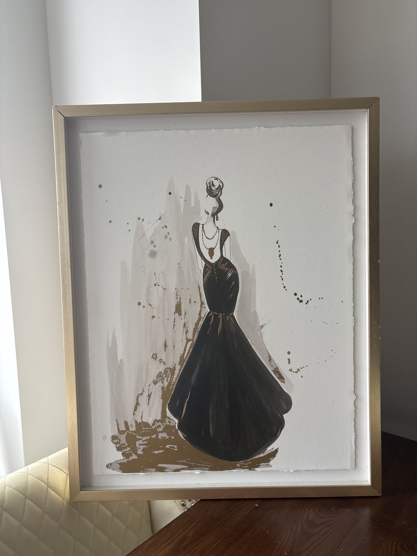 Framed Fashion Illustration