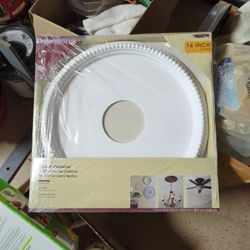 16" White Ceiling Medallion