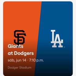 3 Dodgers Vs Giants Tickets 