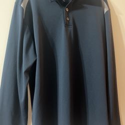 XL Dickies Navy Blue Iight Long Sleeved Shirt