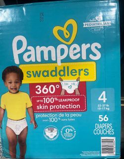 Pampers Swaddlers Size 4-56 Count