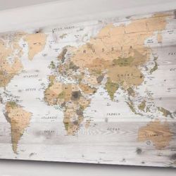 20x40 Map Wall Art
