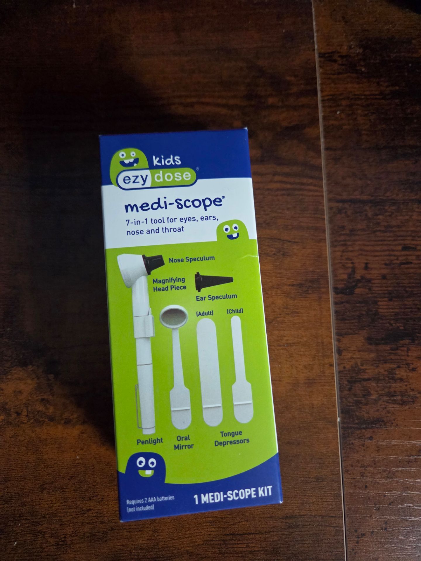 NEW Ezy Dose Kids Medi-Scope 7-in-1 Ear Nose Throat Inspection Kit