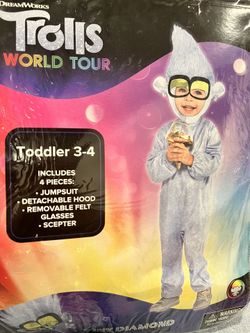 Trolls World Tour Toddler Costume 