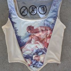 Women's Medium Push Up Renaissance Bustier Corset