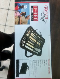 New 11pc Grill Tool Set – BBQ Utensils