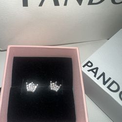 Pandora Tiara Earrings 