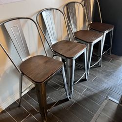 Four Bar Stools Mcm 