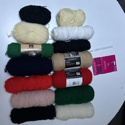 14 Yarn 10 Crochet Hooks 