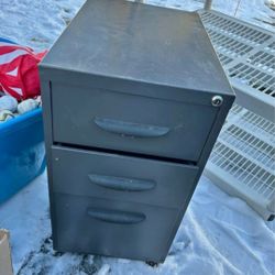 Metal file cabinet