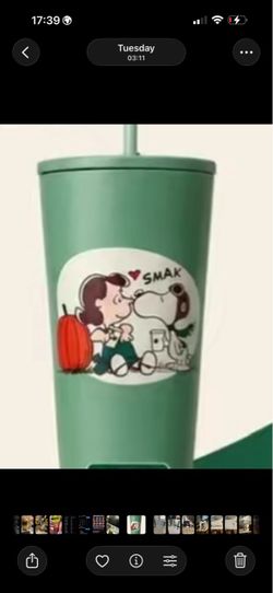 Starbucks snoopy  tumbler