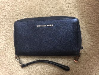 Michael kors blue wallet