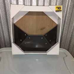 Wood And Metal Hanging.